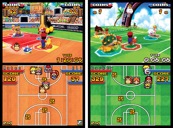 mario basketball nds