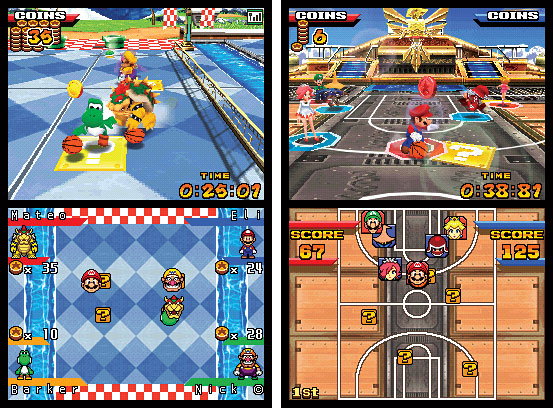 Mario Hoops 3 on 3 Screenshot 1